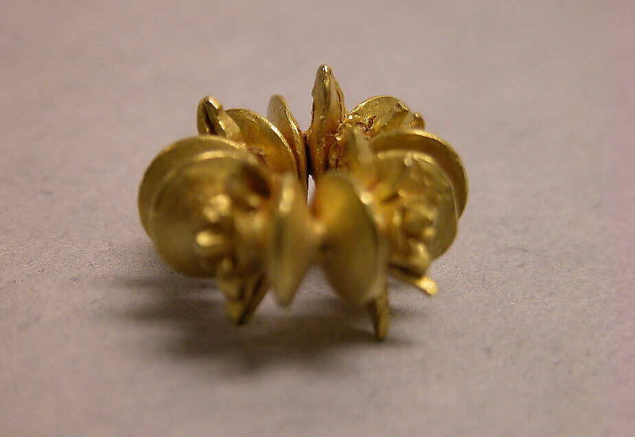 Ear Clip Composed of Fused Discs, Gold, Indonesia (Java) 
