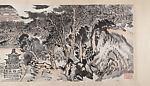 Jietai Temple, Lu Yanshao (Chinese, 1909–1993), Handscroll; ink and color on paper, China