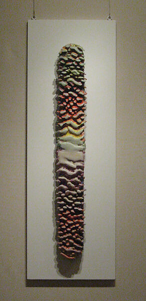 Tres Memoria, Lynda Benglis (American, born Lake Charles, Louisiana, 1941), Wax and plaster on wood 