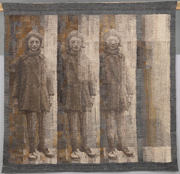 From the First Person-Number II, Aleksandra Stoyanov (Israeli, born Odessa, Ukraine 1957), Wool, rayon, synthetic fiber 