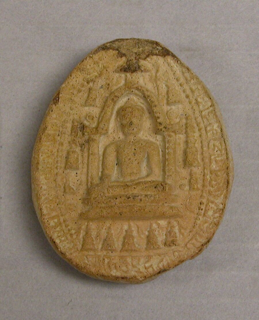 Votive Plaque, Terracotta, Thailand or India 