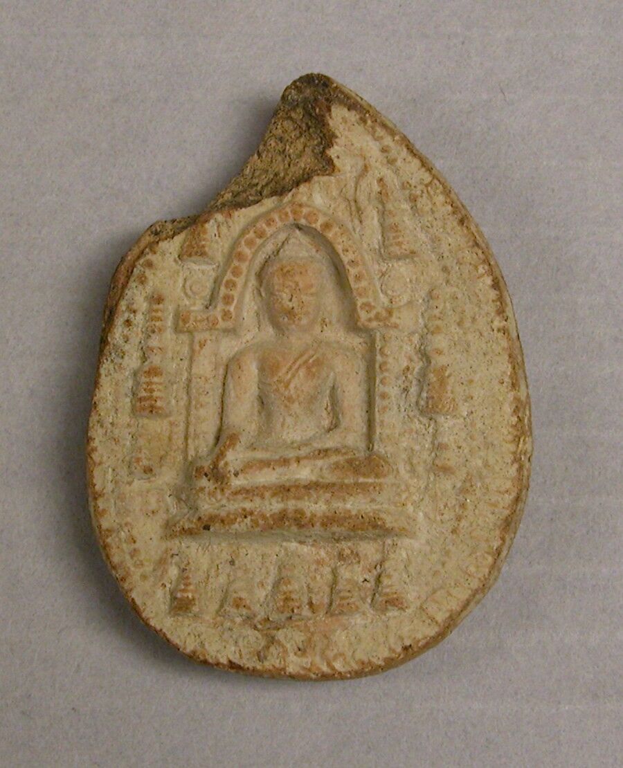 Votive Plaque, Terracotta, Thailand or India 