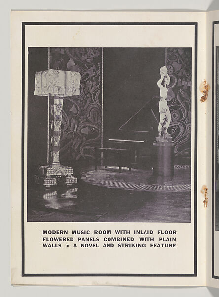 Modern Interiors Designed and Executed by the Wiener Werkstaette, Joseph Urban (American (born Austria), Vienna 1872–1933 New York), Color lithograph (cover); photomechanical print (four bifolios); photomechancial print (one bookplate)