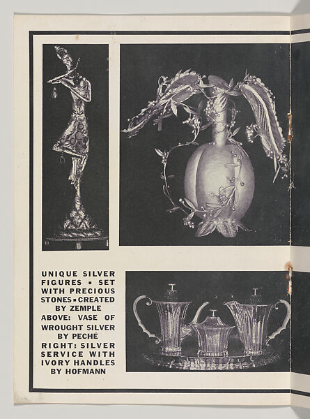 Modern Interiors Designed and Executed by the Wiener Werkstaette, Joseph Urban (American (born Austria), Vienna 1872–1933 New York), Color lithograph (cover); photomechanical print (four bifolios); photomechancial print (one bookplate)