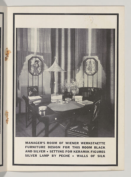 Modern Interiors Designed and Executed by the Wiener Werkstaette, Joseph Urban (American (born Austria), Vienna 1872–1933 New York), Color lithograph (cover); photomechanical print (four bifolios); photomechancial print (one bookplate)