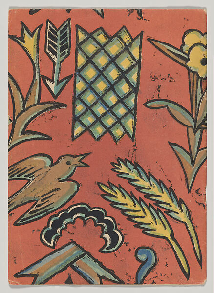 Modern Interiors Designed and Executed by the Wiener Werkstaette, Joseph Urban (American (born Austria), Vienna 1872–1933 New York), Color lithograph (cover); photomechanical print (four bifolios); photomechancial print (one bookplate)