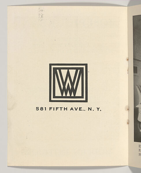 Joseph Urban Announces the arrival of new Artcraft work from the Artists of Vienna Modern Interiors, Joseph Urban (American (born Austria), Vienna 1872–1933 New York), Color lithograph (cover); photomechanical print (three bifolios)
