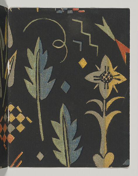 Joseph Urban Announces the arrival of new Artcraft work from the Artists of Vienna Modern Interiors, Joseph Urban (American (born Austria), Vienna 1872–1933 New York), Color lithograph (cover); photomechanical print (three bifolios)
