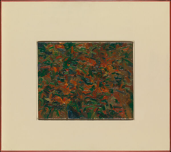 P 93-1 Italian Landscape/Cortona, Richard Upton (American, Hartford, Connecticut 1931–2013 Sarasota, Florida), Oil on particle board, mounted on board, with artist-made frame 