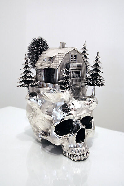 My Swedish Childhood, Frodo Mikkelsen (Danish, born 1974), Silvered mixed media 