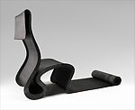 London Papardelle, Ron Arad (Israeli, born Tel-Aviv 1951), Blackened bronze