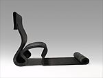 London Papardelle, Ron Arad (Israeli, born Tel-Aviv 1951), Blackened bronze