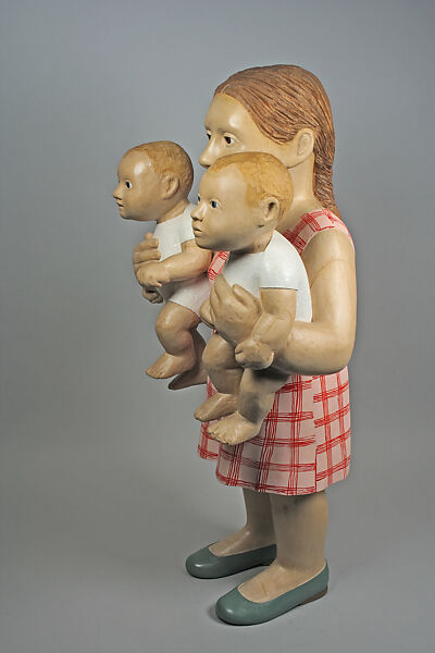 Two Hands, Claudette Schreuders (South African, born Pretoria, 1973), Jelutong wood and enamel paint