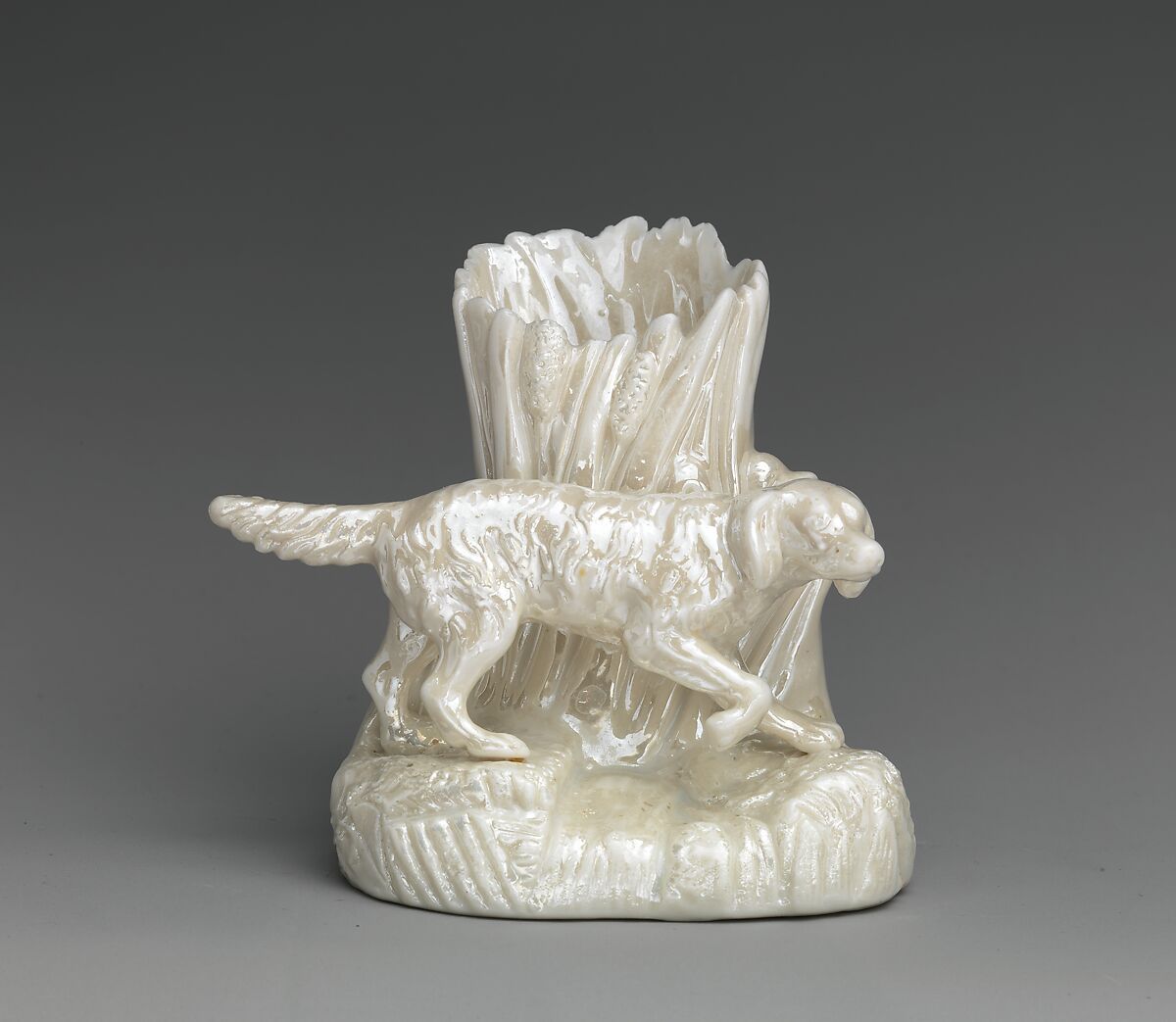 Matchsafe, Parian porcelain, American 