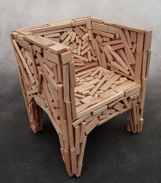 Favela Chair, Humberto Campana (Brazilian, born 1953), Wood, nails, glue 