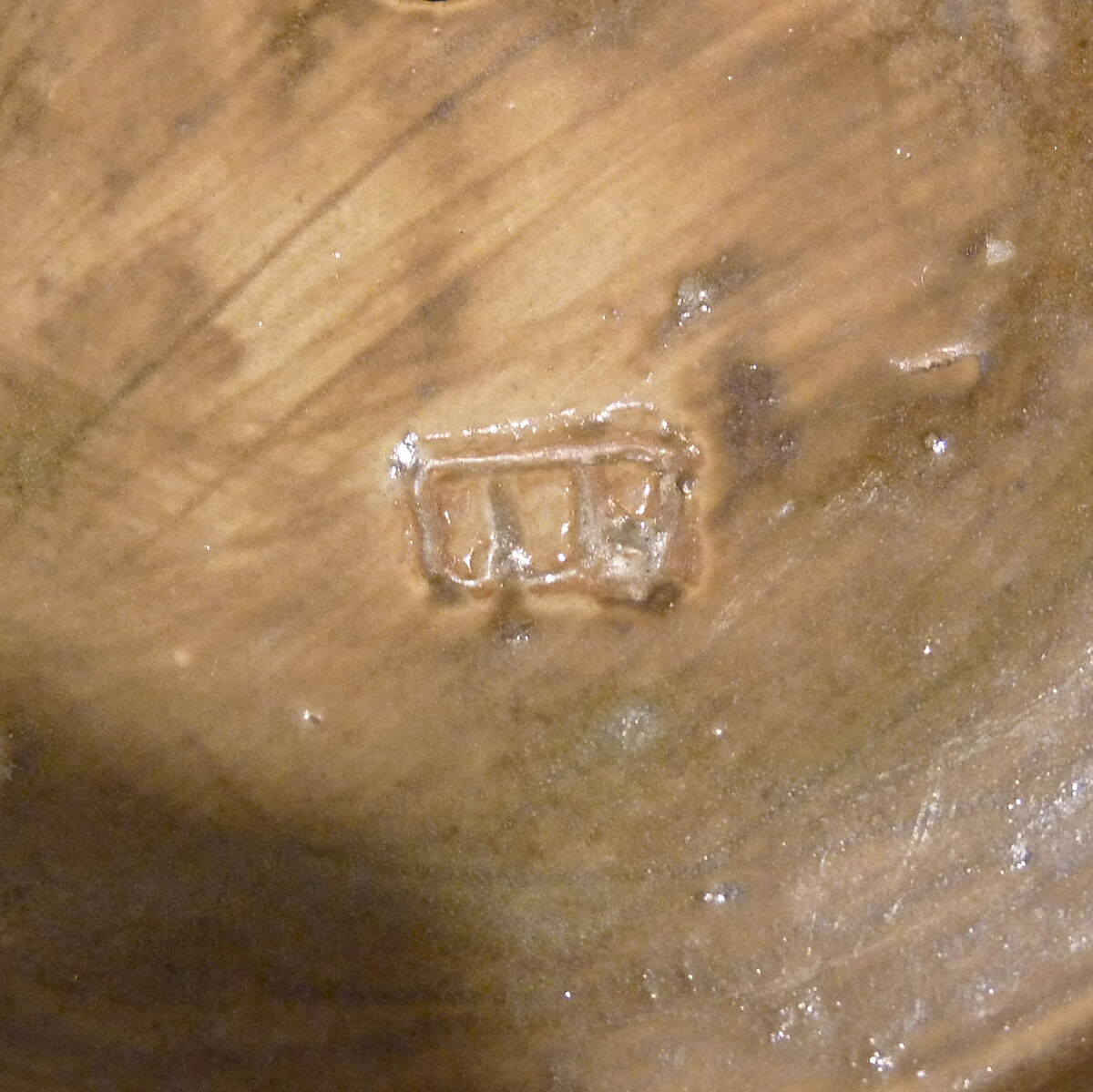 Flower Pot, Stoneware with blue glaze ( "numbered Jun" ware), China