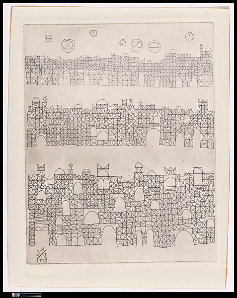 Untitled, Anwar Jalal Shemza (Pakistani, Simla, India 1928–1985 Stafford), Etching 