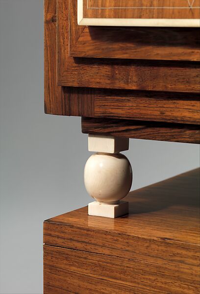 “Duval” Cabinet (Model AR 1511 / NR 2300), Emile-Jacques Ruhlmann (French, Paris 1879–1933 Paris), Brazilian rosewood, ivory, amboyna burl, mahogany, oak, plywood