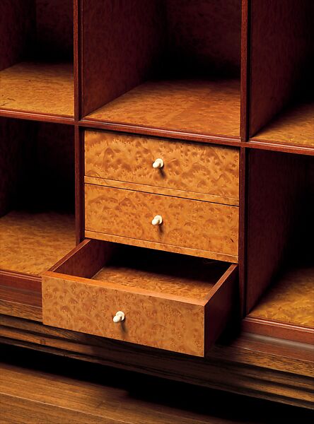 “Duval” Cabinet (Model AR 1511 / NR 2300), Emile-Jacques Ruhlmann (French, Paris 1879–1933 Paris), Brazilian rosewood, ivory, amboyna burl, mahogany, oak, plywood