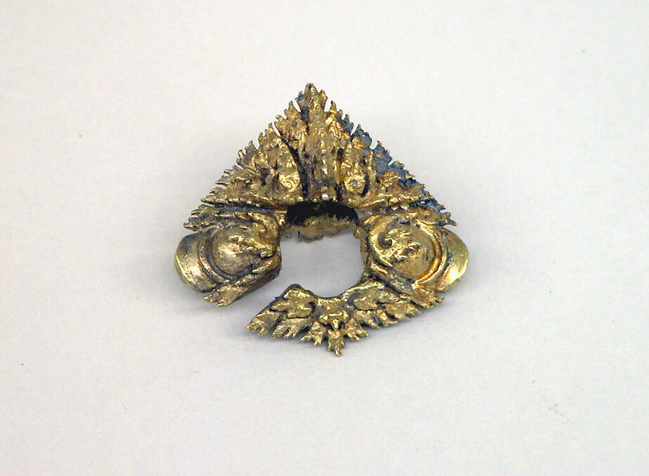 Pair of Ear Ornaments, Gold, Indonesia (Java)