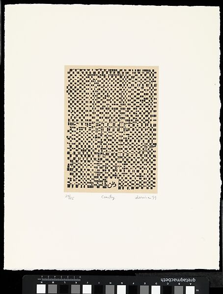 Home is a Foreign Place, Zarina (American, born Aligarh, India 1937–2020 London), Portfolio of 36 woodcut, printed chine collé with pen and black ink on paper