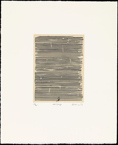 Home is a Foreign Place, Zarina (American, born Aligarh, India 1937–2020 London), Portfolio of 36 woodcut, printed chine collé with pen and black ink on paper