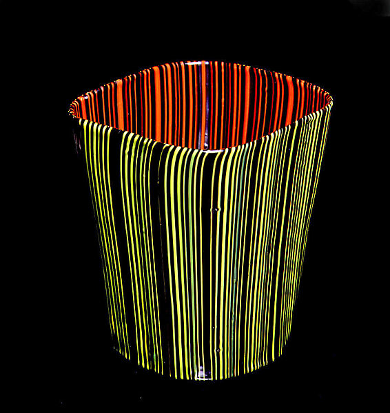 Rigati e Tessuti, no. 3918, Carlo Scarpa (Italian, Venice 1906–1978 Sendai, Japan), Glass 