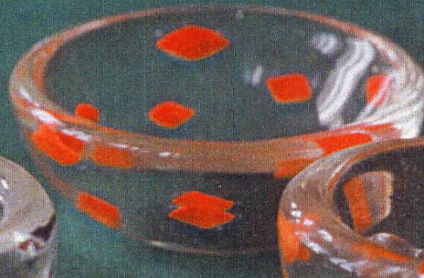A Puntini e a Strisce, no. 1285, Carlo Scarpa (Italian, Venice 1906–1978 Sendai, Japan), Glass 