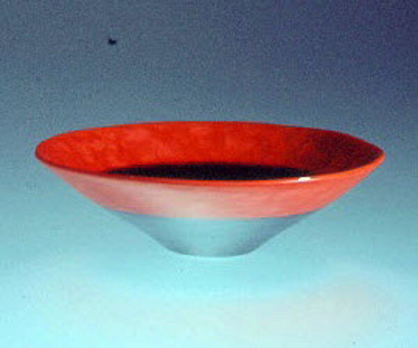 Laccati Neri e Rossi, no. 3710, Carlo Scarpa (Italian, Venice 1906–1978 Sendai, Japan), Glass 