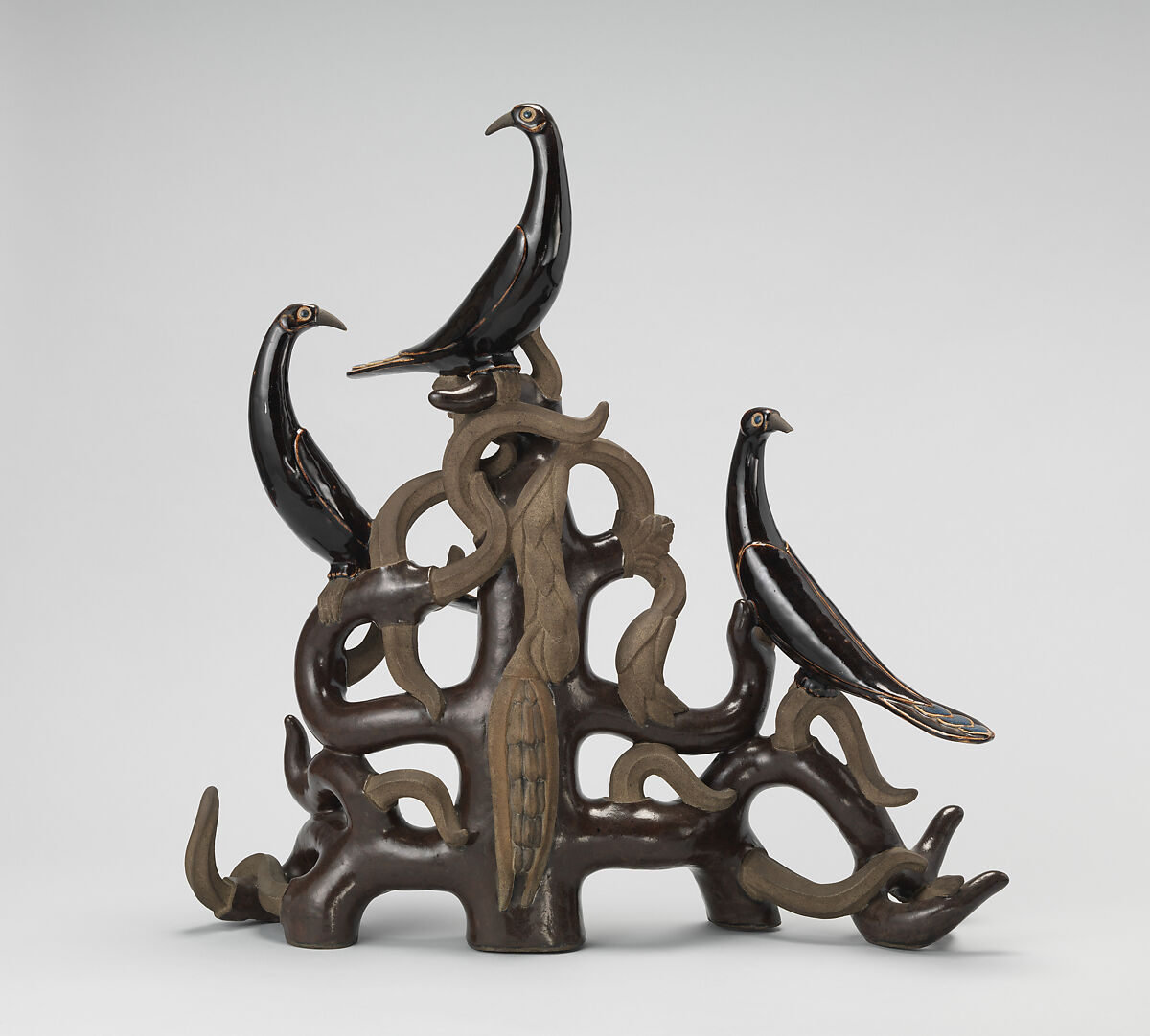 Sculpture, Séraphin Soudbinine (French (born Russia), Nijni- Novgorod 1870–1944), Stoneware 