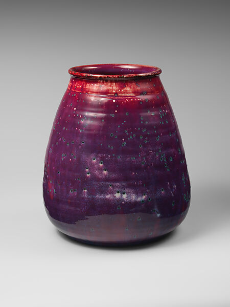 Vase, Ruskin Pottery (British, 1898–1933), Stoneware