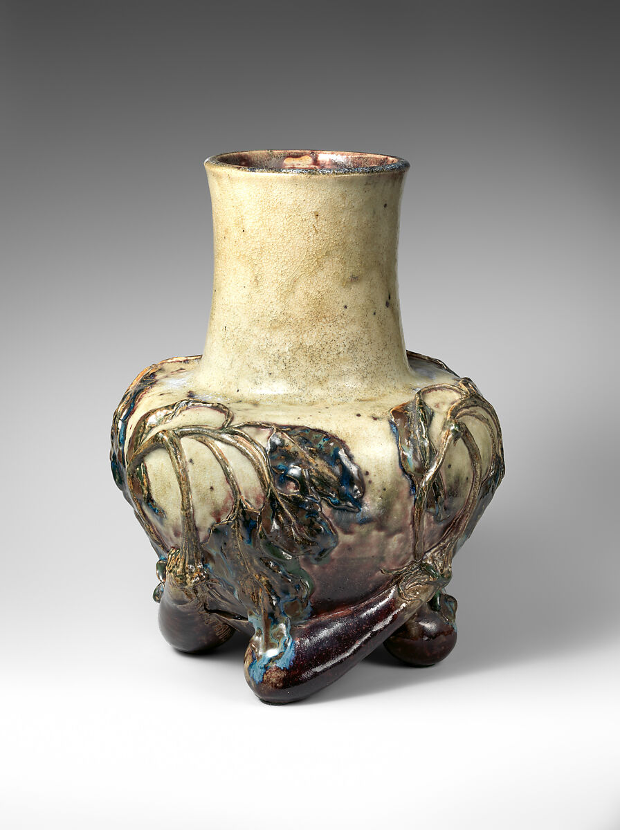 Vase, Henri-Léon Charles Robalbhen (French, Joinville-le-Pont 1862–1906 Valmondois), Stoneware