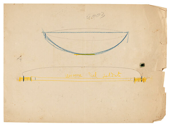 Carlo Scarpa (Italian, Venice 1906–1978 Sendai, Japan), Drawing 