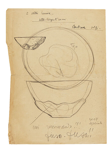 Carlo Scarpa (Italian, Venice 1906–1978 Sendai, Japan), Drawing 