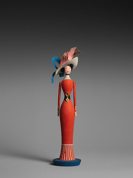 Doll, Max Snischek (German, Dürnkrut 1891–1968 Hinterbrühl), Painted wood and paper 