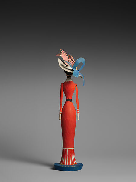 Doll, Max Snischek (German, Dürnkrut 1891–1968 Hinterbrühl), Painted wood and paper