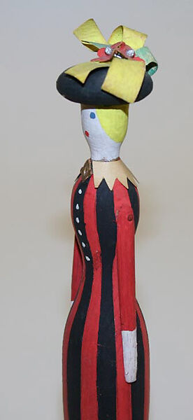 Doll, Max Snischek (German, Dürnkrut 1891–1968 Hinterbrühl), Painted wood and paper