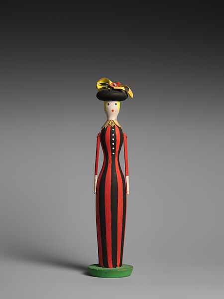 Doll, Max Snischek (German, Dürnkrut 1891–1968 Hinterbrühl), Painted wood and paper 