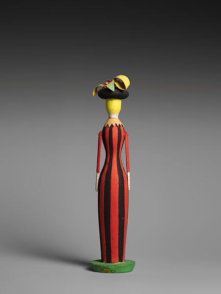 Doll, Max Snischek (German, Dürnkrut 1891–1968 Hinterbrühl), Painted wood and paper