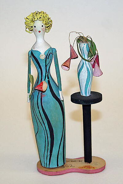 Doll, Max Snischek (German, Dürnkrut 1891–1968 Hinterbrühl), Painted wood and paper 