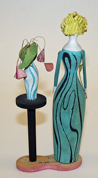 Doll, Max Snischek (German, Dürnkrut 1891–1968 Hinterbrühl), Painted wood and paper
