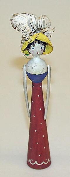 Doll, Max Snischek (German, Dürnkrut 1891–1968 Hinterbrühl), Painted wood and paper 