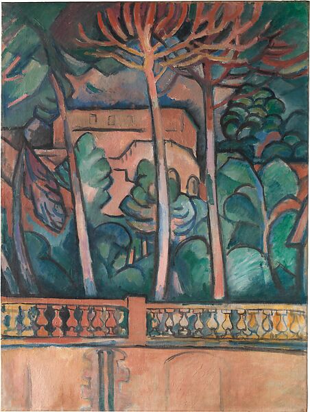 The Terrace at the Hôtel Mistral, Georges Braque (French, Argenteuil 1882–1963 Paris), Oil on canvas 