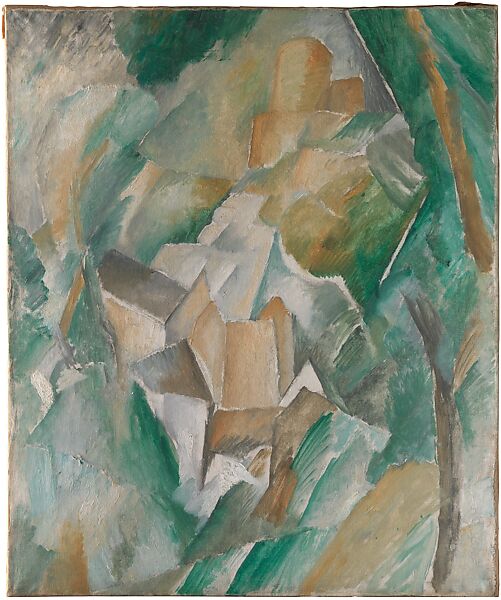 The Castle of La Roche-Guyon, Georges Braque (French, Argenteuil 1882–1963 Paris), Oil on canvas 