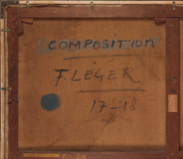 Composition (The Typographer), Fernand Léger (French, Argentan 1881–1955 Gif-sur-Yvette), Oil on canvas