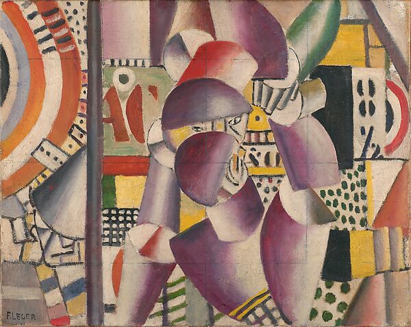 Sketch for "The Acrobats in the Circus", Fernand Léger  French, Oil on canvas