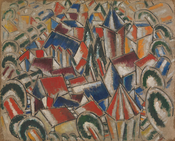 The Village, Fernand Léger (French, Argentan 1881–1955 Gif-sur-Yvette), Oil on canvas 