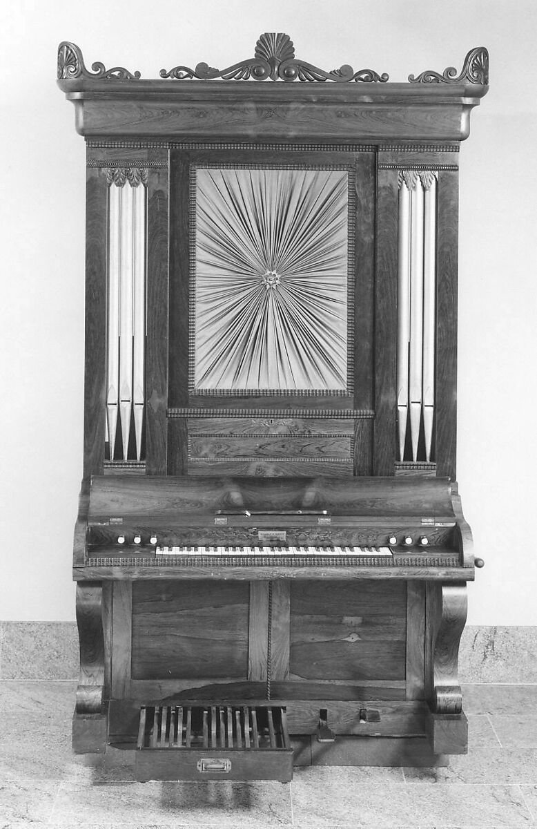 Pipe Organ, Richard M. Ferris (American, 1818–1858 New York), Wood, metal, various materials, American
