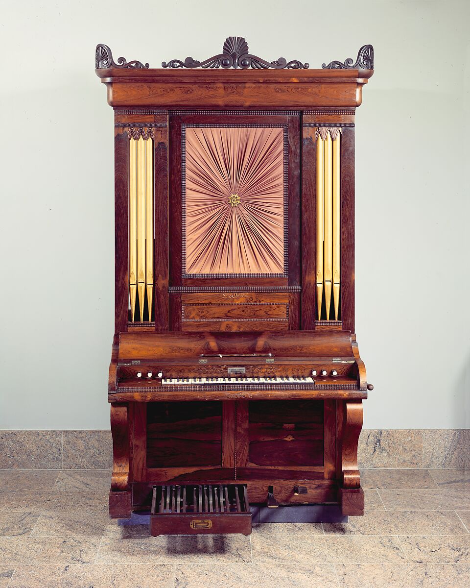 Pipe Organ, Richard M. Ferris (American, 1818–1858 New York), Wood, metal, various materials, American 