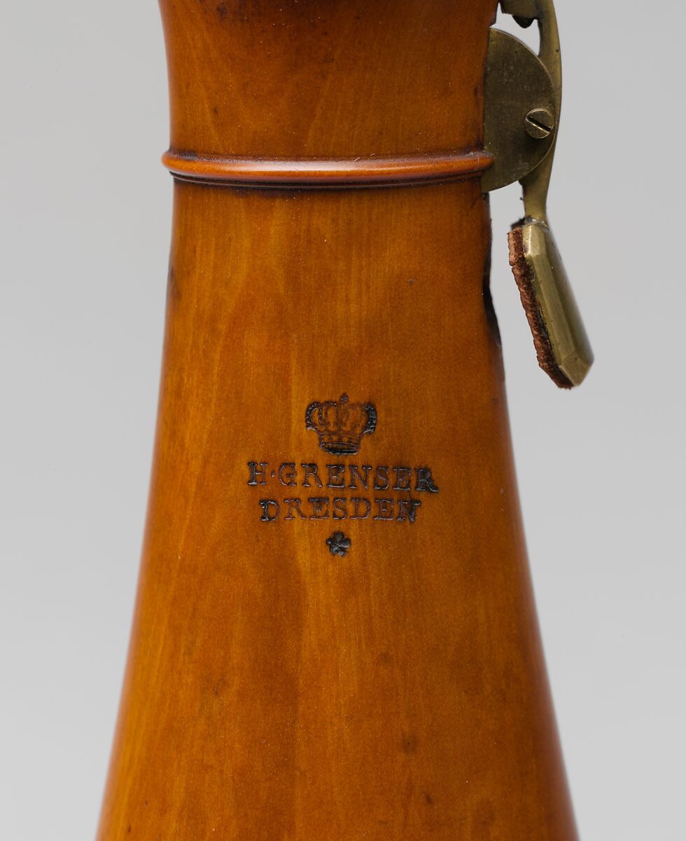 Oboe, Johann Heinrich Grenser (German, Lipprechtsroda, Thuringia 1764–1813 Dresden), Boxwood, brass, German
